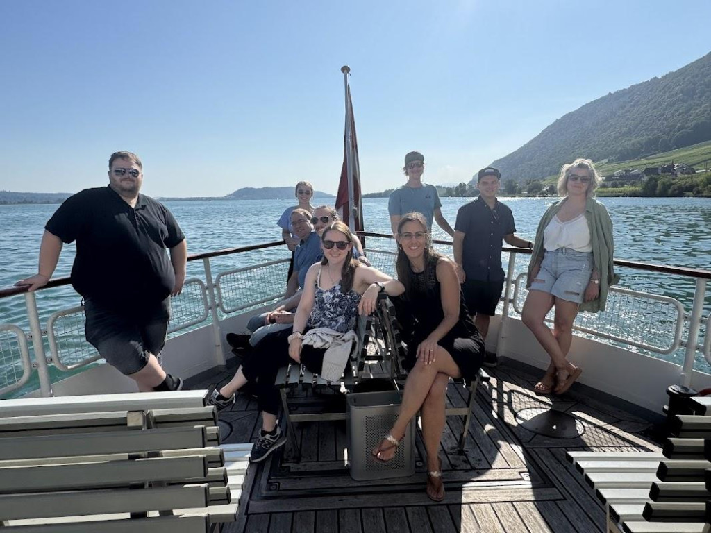 Schiffrundfahrt Bielersee ganzes Team2